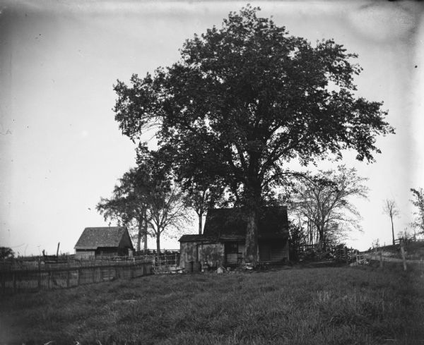 View of William Krueger's house across the road from the Krueger farm.