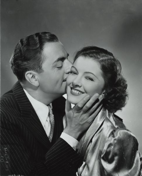 William Powell And Myrna Loy In Double Wedding Photograph