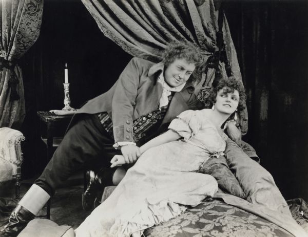 Scene Still With Emil Jannings And Charlotte Ander Photograph Wisconsin Historical Society