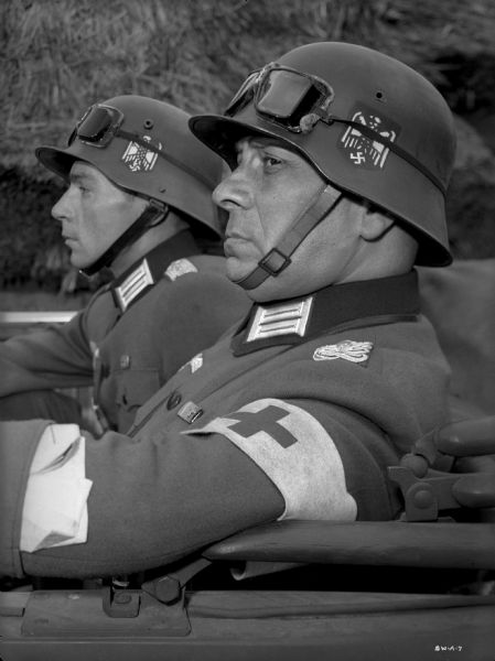 Martin Kosleck and Erich von Stroheim publicity still for 