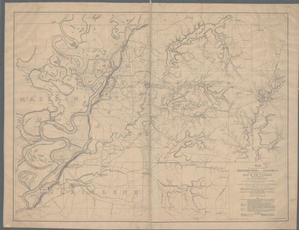 This map depicts the opening battles in the Union campaign against Vicksburg, Mississippi, in May 1863. Noted are the Battle of Port Gibson, May 1, 1863, the Battle of Raymond, May 12, 1863, the Battle of Jackson, May 14, 1863, the Battle of Champion Hill, May 16, 1863, and the Battle of Big Black River Bridge, May 17, 1863. Wisconsin units which fought in these engagements included the 1st Wisconsin Light Artillery, 6th Wisconsin Light Artillery, 12th Wisconsin Light Artillery, and the 8th Wisconsin Infantry, 11th Wisconsin Infantry, 17th Wisconsin Infantry, 18th Wisconsin Infantry, 23rd Wisconsin Infantry, and 29th Wisconsin Infantry.