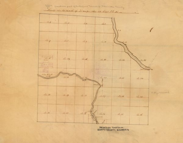 Township No 31 North Of Range No 22 East 4th Mer Map Or Atlas Wisconsin Historical Society