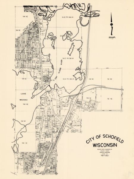 City of Schofield, Wisconsin | Map or Atlas | Wisconsin Historical Society