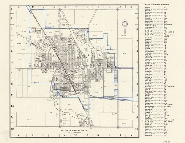 City of Plymouth, Wis. | Map or Atlas | Wisconsin Historical Society