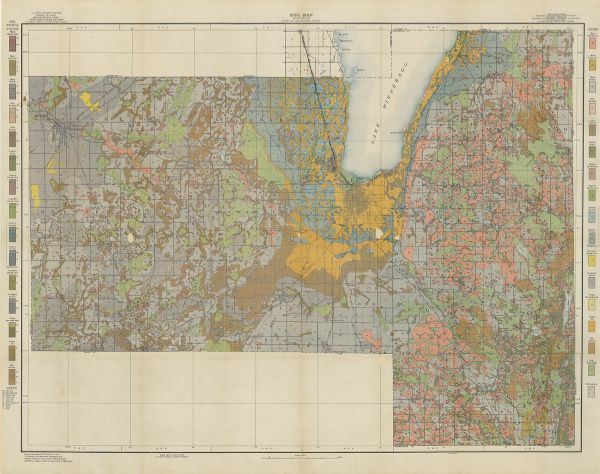 Soil Map Wisconsin Fond Du Lac County Sheet Map Or Atlas Wisconsin Historical Society