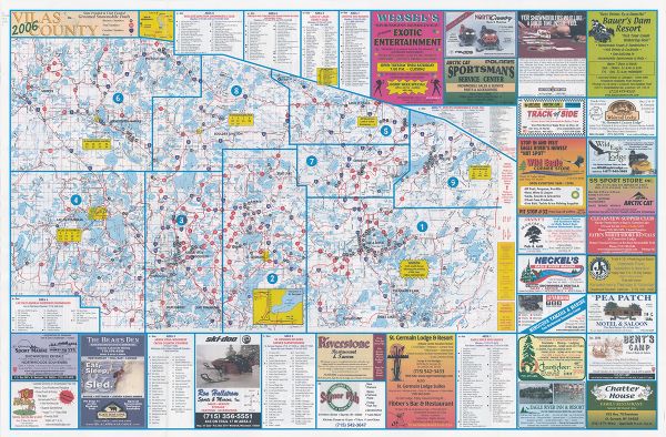 Northern Wi Snowmobile Trail Map