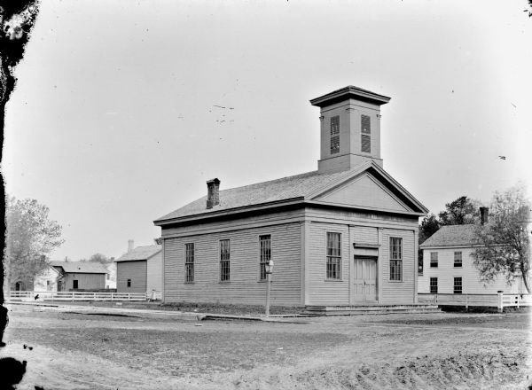 Church, probably the Second Methodist Church, built in 1858 on the northwest corner of Fourth and Harrison Streets.