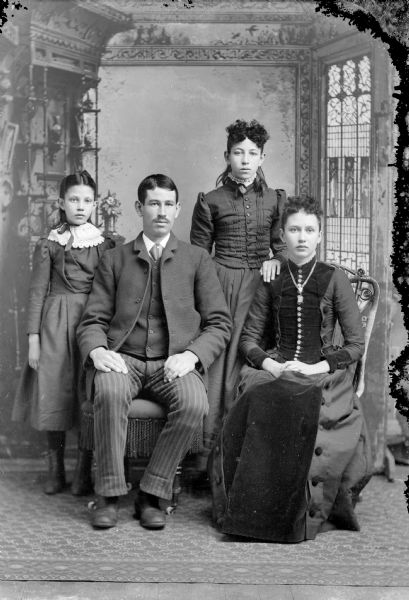 Studio Portrait of European American Family | Photograph | Wisconsin ...