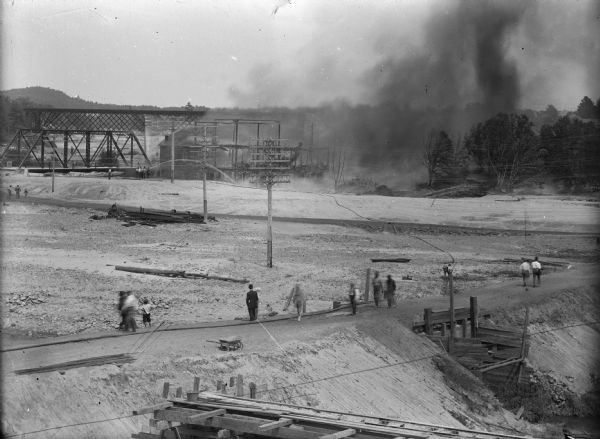 McGillivray Factory Fire | Photograph | Wisconsin Historical Society