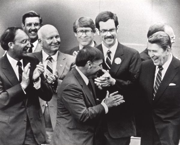 State Senator Michael Ellis Welcomes President Ronald Reagan ...