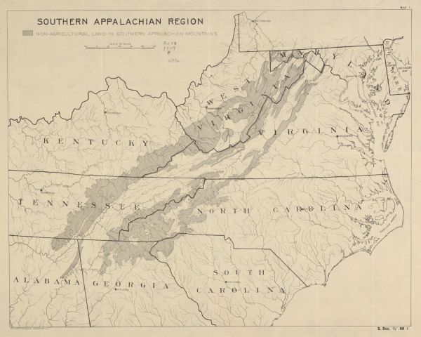 appalachian mountains location