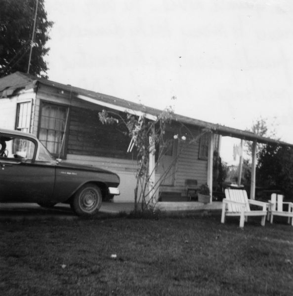 The meeting place of the MFDP (Mississippi Freedom Democratic Party) in McComb, taken by a civil rights volunteer.<p>"Mrs. Quin's house — the door was the entrance to many tasty dinners and to friendly as well as informative talks or meetings."