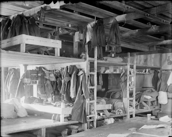 U.S. Army Engineer Corps Barracks, Interior | Photograph | Wisconsin ...