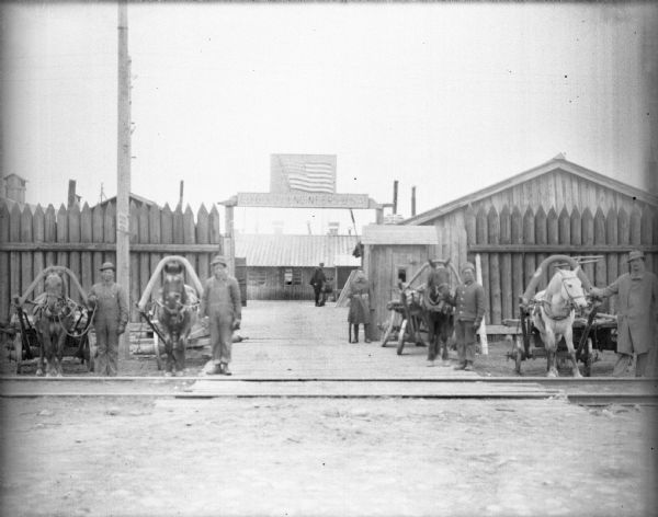 Wagoner's Shop | Photograph | Wisconsin Historical Society