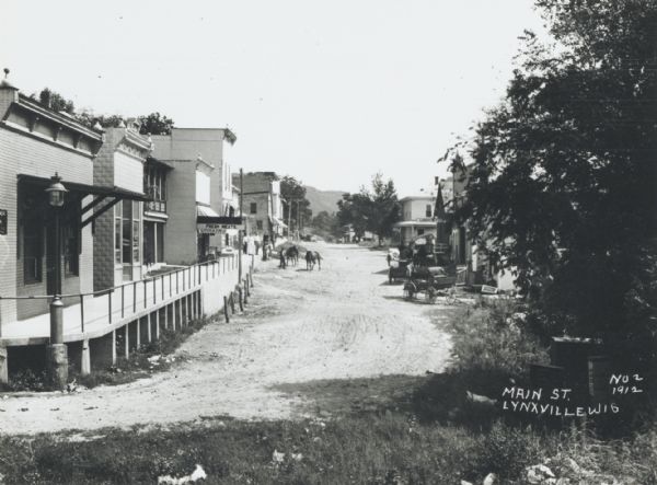 View of Lynxville | Photograph | Wisconsin Historical Society