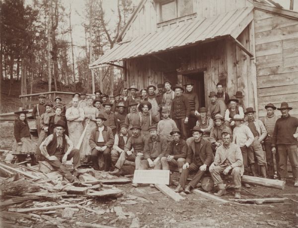 Lumber camp group, W.H. Rogers Lumber Co., near Nashville.