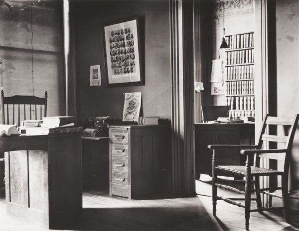 Interior of the La Follette, Harper, Roe & Zimmerman law office, Madison, Wis.