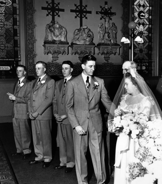Loretta Bodden and Walter Sauer wedding.