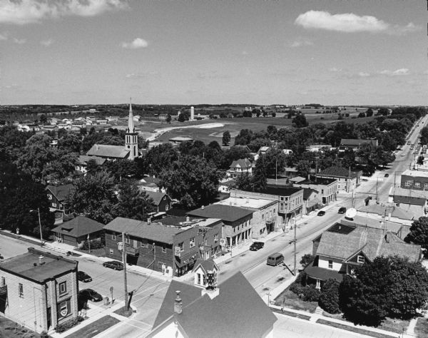 Overview of Theresa from water tower.
