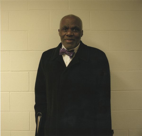 Minnesota State Supreme Court Justice Alan Page posing for a portrait. He was the featured speaker on Martin Luther King Day at Viterbo University. Formerly, he was a Minnesota Vikings Lineman and an inductee into the NFL Hall of Fame.