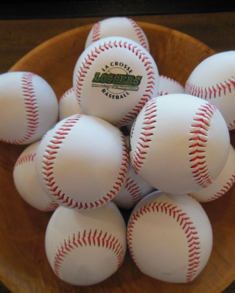 La Crosse Loggers’ baseballs display, DMI Trend Showcase.