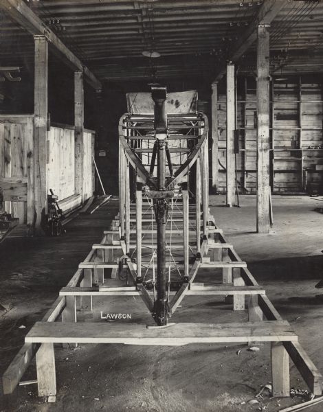 Lawson Air Liner Fuselage Structure | Photograph | Wisconsin Historical ...