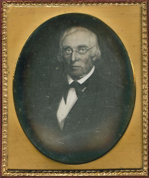 Sixth plate daguerreotype of a painting of General William Hall of Tennessee.