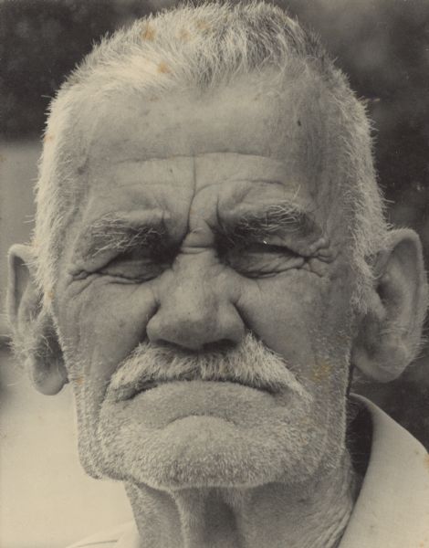 Head and shoulders portrait of Walter Jock, a local resident of Williamson Street.