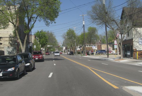 View Down Williamson Street at the 1200 block.