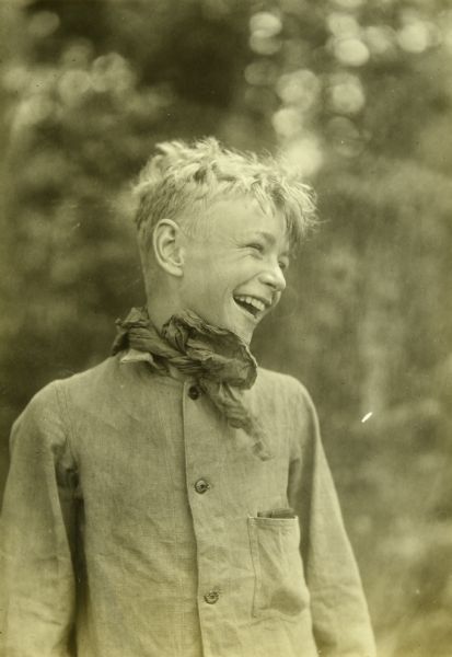 A candid portrait of Carl laughing.