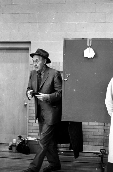 Madison residents turn out to vote during the 1962 spring elections.