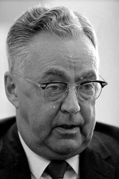 A.W. Peterson, University of Wisconsin Vice-President and trust officer, plans to retire on June 30, 1966. Peterson served as the university business manager beginning in 1938.