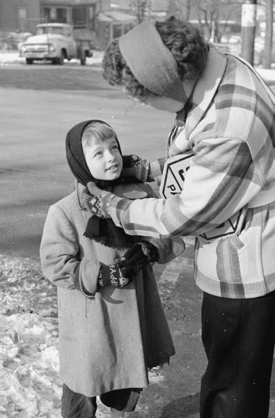 Meredeth Niemczyk, Crossing Guard | Photograph | Wisconsin Historical ...
