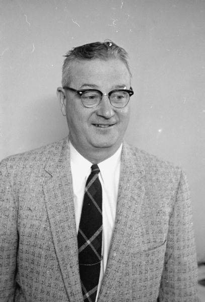 Portrait of <i>Wisconsin State Journal</i> sports writer Montgomery "Monty" McCormick.