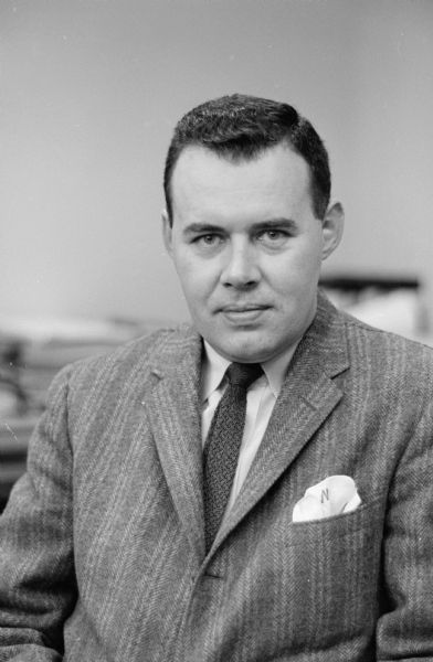 Portrait of Frank Newgent who has been named chief of community services in the State Department of Public Welfare's division of children and youth.