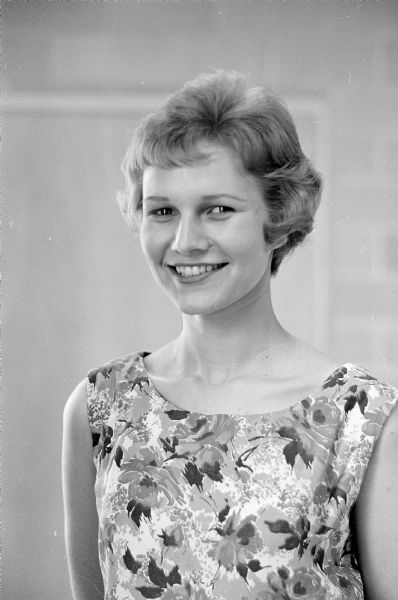 Portrait of "Alice in Dairyland" winner of 1959-60, Rosemary Robertson, 20, of Menasha.