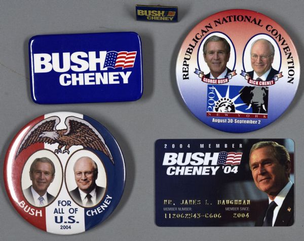 Details about   Bush Cheney 2004 President Campaign Button Pin Back New Old Stock 2” 