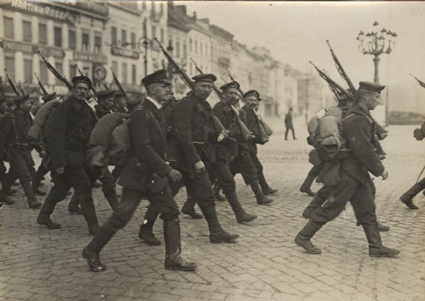 German forces occupied Antwerp on October 10th, 1914 after a two week siege.