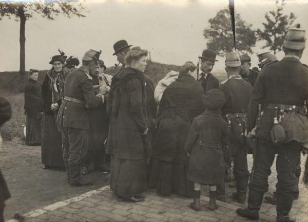 Before any refugees are allowed to re-enter Antwerp, they must prove their legitimate status.