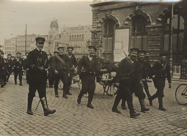 German forces occupied Antwerp on October 10th, 1914 after a two week siege.