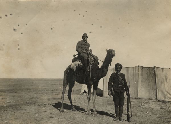 Mr. Frankl as a war photographer with the Turkish Army. 