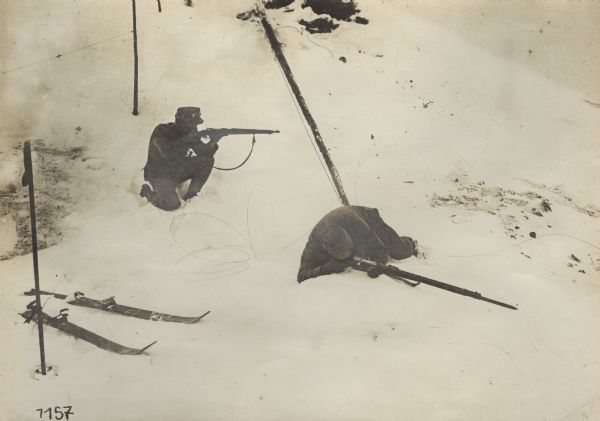 Battle in Snow | Photograph | Wisconsin Historical Society