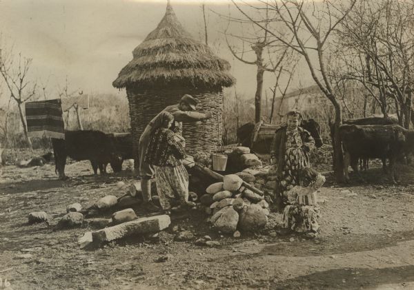 Village well in Albania.