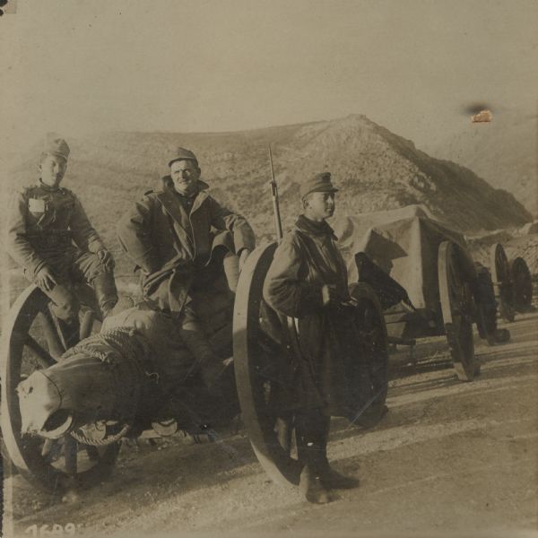 Austrian Heavy Artillery | Photograph | Wisconsin Historical Society