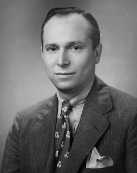 Quarter-length portrait of Will Allen, a Congressional reporter representing the <i>Lithuanian Daily News of Chicago</i>.