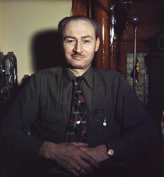 Color portrait of photographer Edmund Eisenscher.