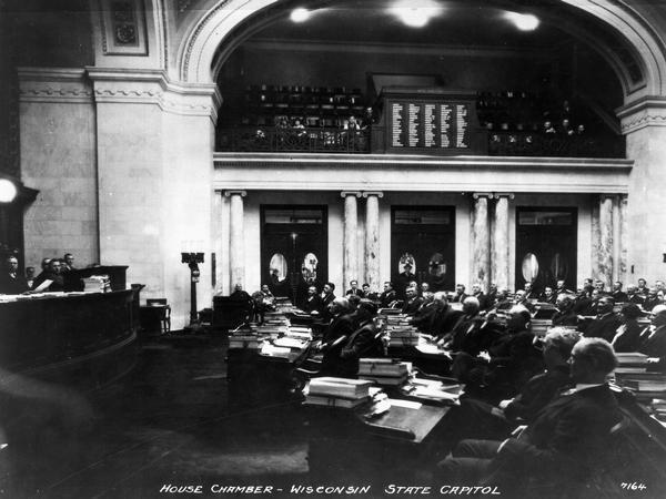 Assembly Chamber at the Wisconsin State Capitol.