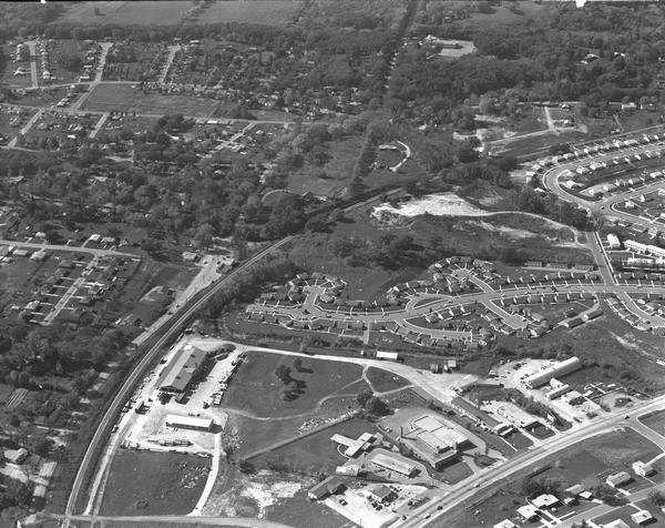 Aerial view of Craig Avenue and Crestwood Avenue.