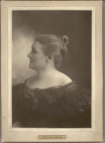 Portrait of Nina Sturgis Dousman, wife of H. Louis Dousman.