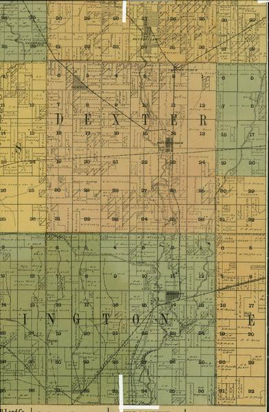 Plat map of Wood County.